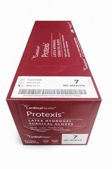 Protexis Latex HYDROGEL Coating Gloves size 7 Sterile 1 Box of 50 pairs
