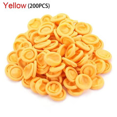200pcs Multi-Color Disposable Latex Finger Cots Powder-Free Anti-Slip – NEW