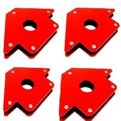 (4) New 5″ 75lb Strength Strong Welding Magnetic Arrow Holder Magnets Magnet