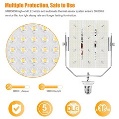 LED Shoebox Area Retrofit Kit Light Bulb 150W E39 Mogul Base Commercial Lighting