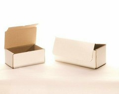 50 9 x 6 x 1 White Corrugated Mailers Die Cut Tuck Flap Boxes Free Shipping