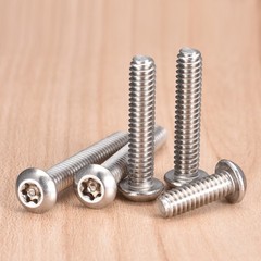 25Pcs 1/4-20 x 1-1/4″ Torx Security Machine Screws Bolt Silver Tone