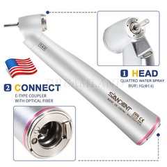 1:1/1:4.2/1:5 Contra Angle Fiber Optic LED Handpiece NO-LED Contra Angle Dental