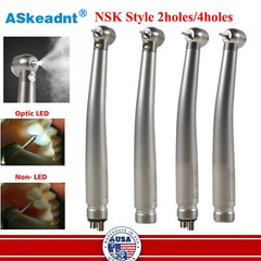 ASkeadnt Dental Fiber Optic LED E-generator / High Speed Handpiece 2HOLE/4HOLE