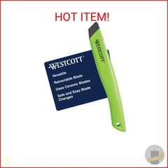 Westcott Box Cutter Safety Ceramic Utility Knife (16475)