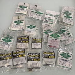 82 NTE TCG & 9 Sylvania ECG Assorted Electronic Components-All New Sealed
