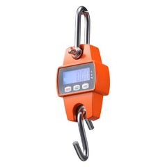 Uimoso Digital Crane Scale 660 lbs/300 kg Portable Hanging Scale Orange