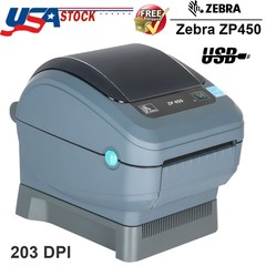 Zebra ZP450 Thermal Label Printer 4×6 Printer for Shipping Label USPS UPS 203DPI