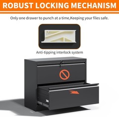 Assembly Required, Locking File Cabinet Drawer Heavy Duty Large Metal Filing
