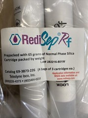 Teledyne RediSep Silica Gel Flash Column 65 g Total of 12 Columns