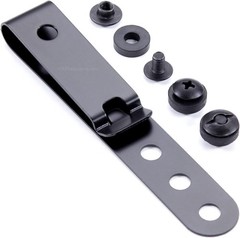 HolsterSmith Universal Metal Belt Clip for Holster Making – (Model 5) – (3-Ho…