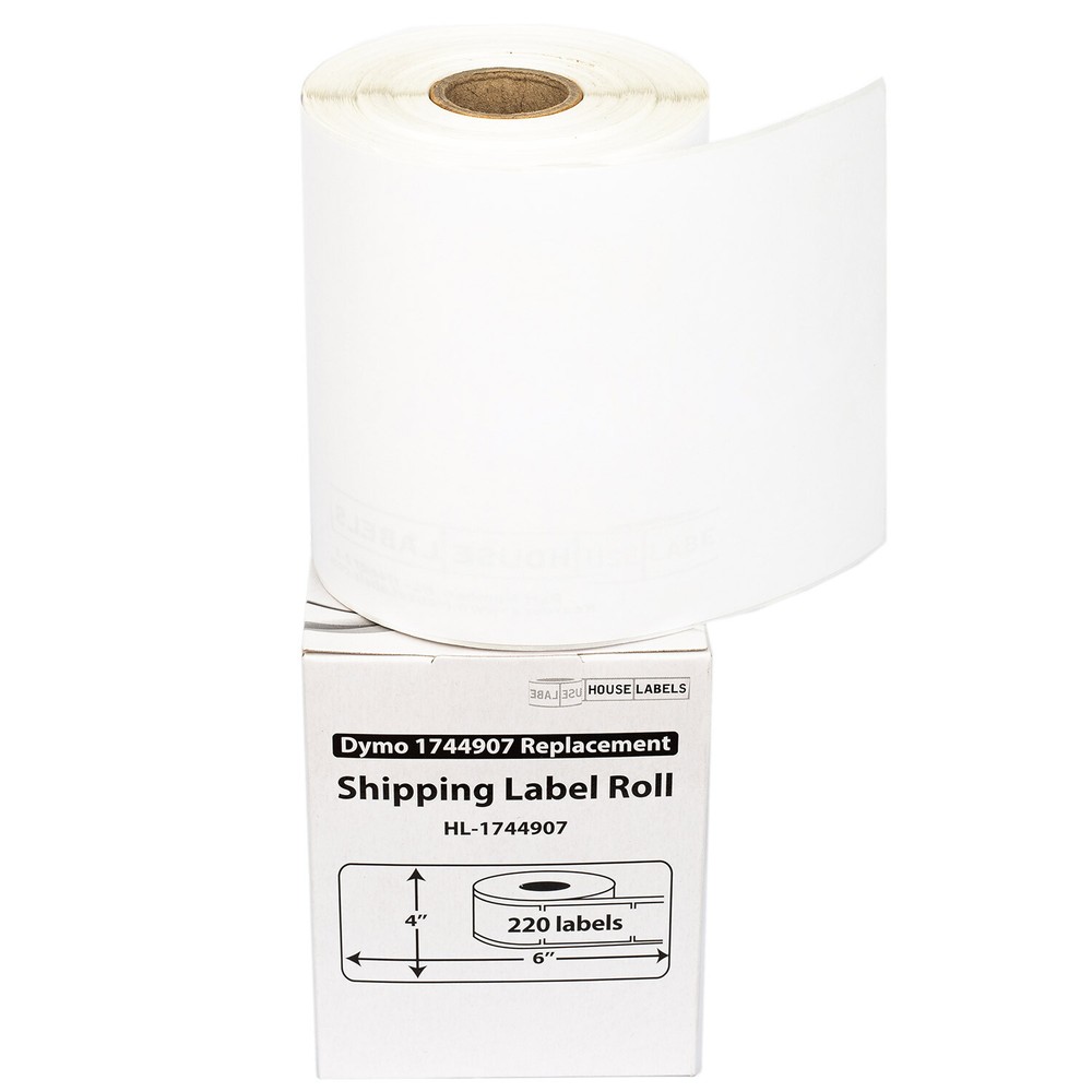 DYMO LW 1744907 4XL 4×6 (4″x6″) Direct Thermal Labels – (14) Rolls of 220