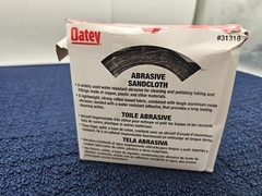 OATEY 31318 120 Grit Abrasive Sand Cloth 1-1/2” x 25 YDS