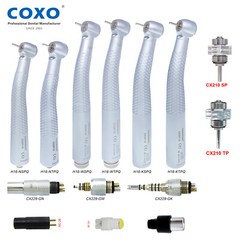COXO YUSENDENT CX207-G H16 Dental Fiber Optic LED High Speed Handpiece Turbine