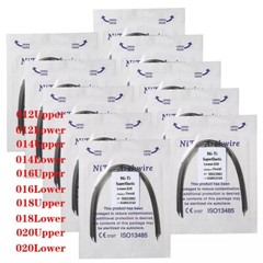 1-200 Packs dental orthodontic super elastic niti round arch wire Upper/Lower ns
