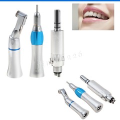 Dental Low Slow Speed Handpiece Contra Angle Straight Air Motor E-type 2/4 Holes