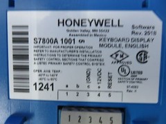 HONEYWELL BURNER CONTROL RM7895C1012 120V/ R7849A1023 AMPLIFIER/S7800A1001 KEYBO