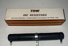 IRC ADJUSTABLE POWER RESISTORS 5 OHMS 100 WATT NEW IN BOX TRW IRC RESISTORS.