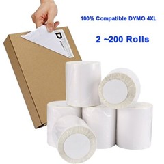 DYMO 4XL Direct Thermal Shipping Postage Labels 4×6 1744907 Compatible 220/Roll