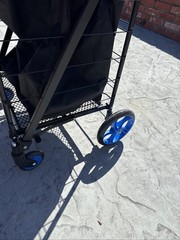 SereneLife Large Folding Utility Shopping Cart with Removable Liner – Assembly**