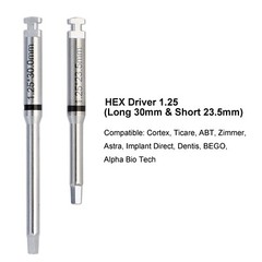 Implant Screwdriver Hex Driver Latch Dental Torque Wrench Prosthetic Kit Zimmer