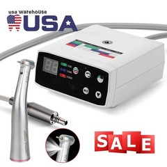 NSK NL400 Type Dental Electric Motor + 1:5 Handpiece Fiber Optic Contra Angle