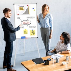 Magnetic Whiteboard W/ Stand Dry Erase Adjustable Tripod White Board 36″ x 24″