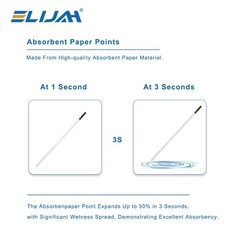 Dental Endodontic Absorbent Paper Points Taper 0.02/ 0.04 /0.06 15#-40# 45#-80#