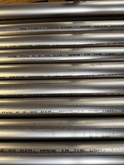 CP Titanium Round Tube 2″ OD x .028″ W x 36″ (GRADE 2)