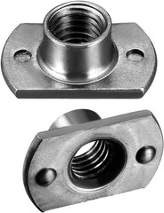 Uxcell Weld Nuts, M8 Tab Base UNC Carbon Steel Machine Screw 2 Projection Grey 2