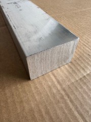 2″ x 3″ Aluminum Flat Bar x 9″ Long, 6061-T6511 Solid Extruded Mill Stock, Bar