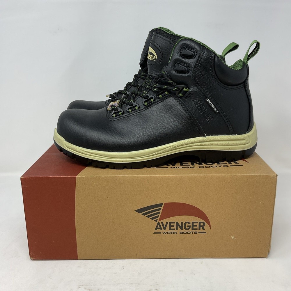 Avenger A7282 Breaker Waterproof Slip Resistant Work & Safety Toe Boots Men’s 9