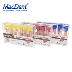 60/120pcs Dental Gutta Percha Points Full Taper 0.02/0.04/0.06 Size 15-40 45-80
