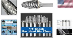 Carbide Burr Set – Metal Wood Steel Stone Deburring Cutting