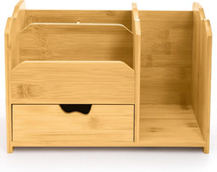 Desk Organizer 5 Compartments Heavy Duty Desk Accessories No Assembly Required