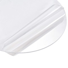 0.12 x 4.72 inch Acrylic Sheet Circle Round Disc Clear