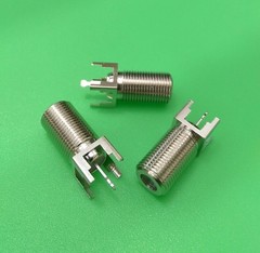 (1 PC) F Female Straight PC Board PCB Mount Connector – USA Seller