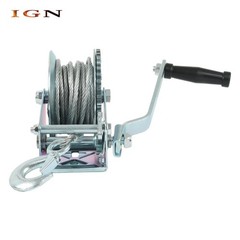 1600-lbs Hand Winch Boat Winch Hand Crank Winch 1600lbs With Cable Manual Winche