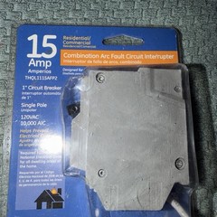 GE THQL1115AFP2 15A Combination AFCI Single Pole 1″ Circuit Breaker