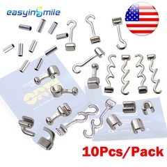 Dental Orthodontic Crimpable hooks Long/Short/Left/Right/Cross/Stops For bracket