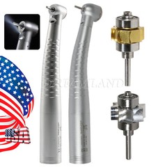 Dental fibra óptica LED Pieza de mano High Speed Fit Quick Coupler 4/6Hole