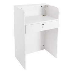 Modern LED Reception Front Desk Checkout Reception Counter with Lockable Drawer