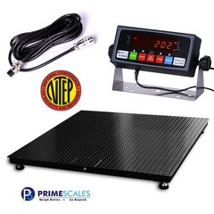 Prime Scales 4’x6′ Floor Scale / Indicator Legal For Trade (NTEP) 2500×0.5lb