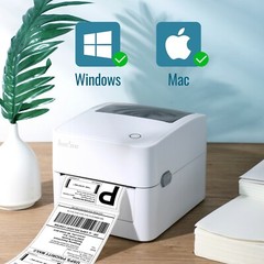 Hudoo 2054K Thermal Label Printer,4X6 Shipping Label Printer (USB)