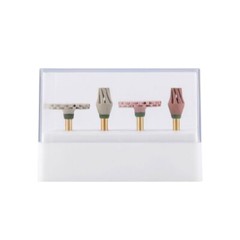 4 Pcs/Box Dental Composite Polishing Wheel Silicone Diamond 135°C Autoclavable