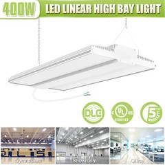 60000LM 400W LED Linear High Bay Light (Equiv. 1500W HID/HPS) Commercial Fixture