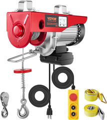 2200Lbs Electric Hoist W/14Ft Wired Remote Control, 110V Electric Hoist with 40F