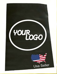 100 12×15 white CUSTOM PRINTED POLY MAILERS ENVELOPES
