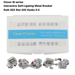 Dental Self Ligating Brackets Orthodontic Ceramic Metal Roth MBT Damon Empower