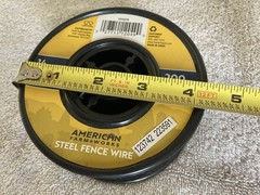 American FarmWorks SW14G200-AFW 200 ft. x 698 lb. Electric Fence Wire 14 Gauge